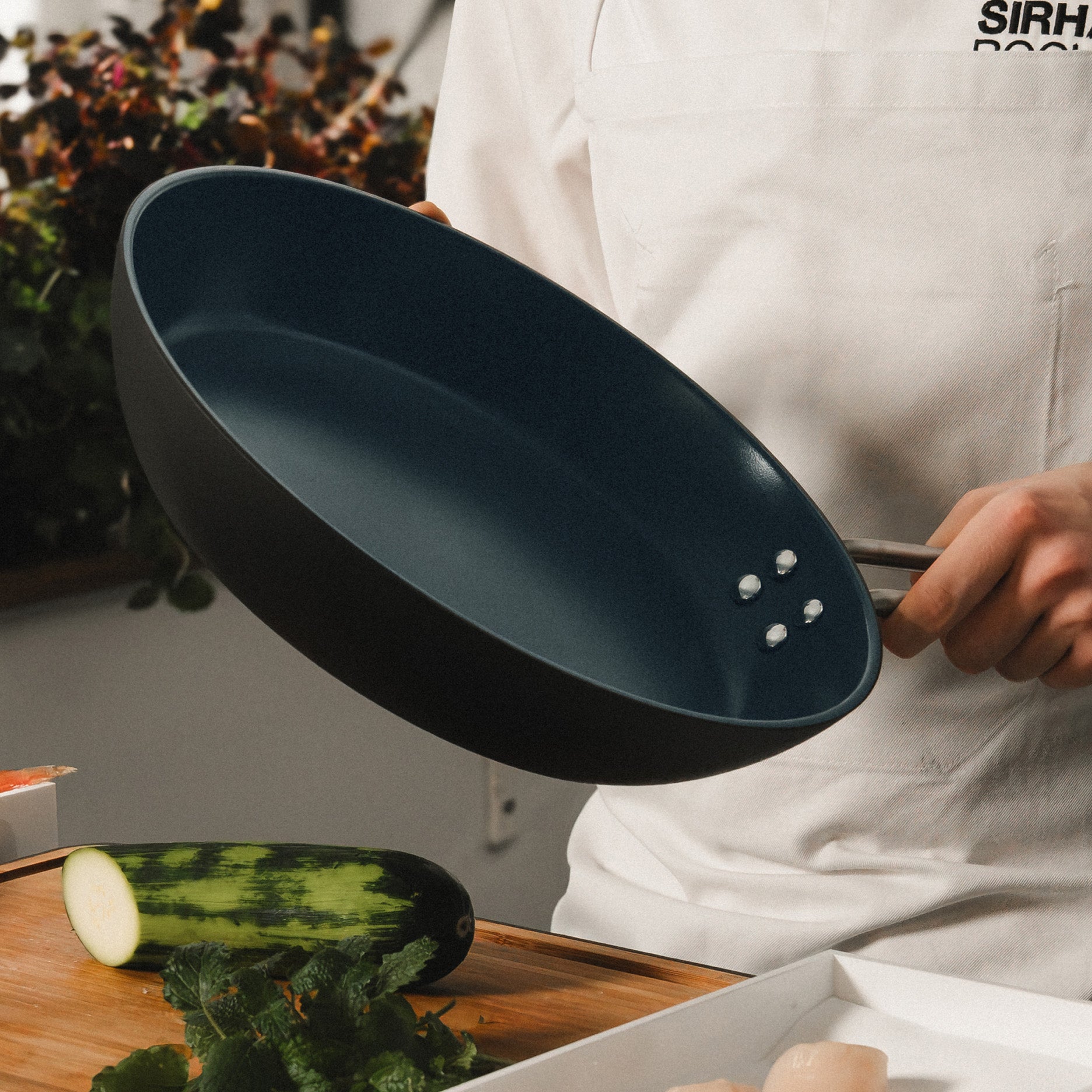 Professional stegepande Ø28 cm titanium